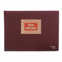 Correspondence Record Book DOHE 09910 A4 Burgundy 100 Sheets