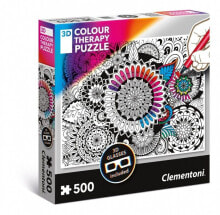 Clementoni Puzzle 3D Color Therapy - Kwiaty