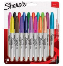 Письменные ручки Sharpie Fine маркер 18 шт Разноцветный Тонкий наконечник 1996112
