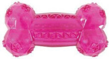 Игрушки для собак Zolux Toy TPR POP bone 14 cm, pink color