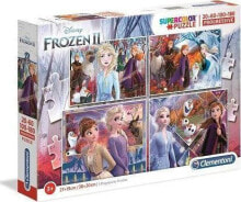 Детские развивающие пазлы clementoni Puzzle Frozen 2 20+60+100+180el (21411)