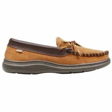 Купить мужская домашняя обувь L.B. Evans: L.B. Evans Atlin Boa Moccasin Mens Brown Casual Slippers 1131