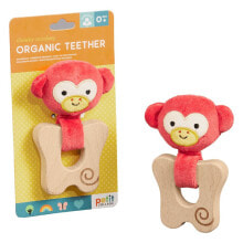 PETIT COLLAGE Cheeky Monkey Organic Teether