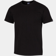 Мужские спортивные футболки Мужская спортивная футболка черная T-shirt Joma Desert M 101739.100