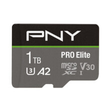 Memory cards for photo and video cameras pNY Pro Elite - 1000 GB - MicroSDXC - Class 10 - UHS-I - 100 MB/s - 90 MB/s