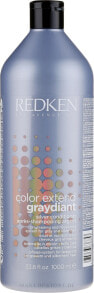 Farbanlagernder Conditioner für silbernes und graues Haar - Redken Color Extend Graydiant Conditioner