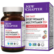 Витаминно-минеральные комплексы new Chapter Every Woman's Мультивитаминный комплекс для поддержки здоровья женщин от 55 лет - 72 вегетарианских капсулы