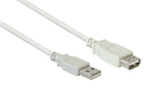 Alcasa USB 2.0 AM/AF 0.6m USB кабель 0,6 m USB A Белый 2511-06