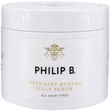 Kopfhautpeeling mit Minze und Avocado - Philip B Peppermint Avocado Scalp Scrub