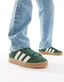 adidas Originals – Campus 00 – Sneaker in Grün und Grauweiß