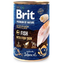 BRIT Premium by Nature Fish with fish skin wet food for dog 400g