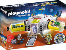 Детские игровые наборы и фигурки из дерева набор с элементами конструктора Playmobil Space 9487 Космическая cтанция Марс