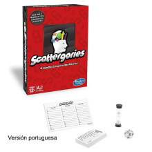 HASBRO GAMING Scattergories Portuguese Board Game