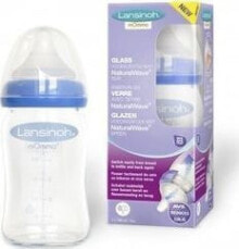 Бутылочка или ниблер для малышей Lansinoh Lansinoh Butelka Szklana ze Smoczkiem Natural Wave 160 ml