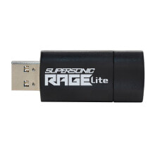 PATRIOT Memory Supersonic Rage Lite - 64 GB - USB Type-A - 3.2 Gen 1 (3.1 Gen 1) - 180 MB/s - Slide - Black - Blue