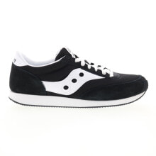 Купить черные мужские кроссовки Saucony: Saucony Hornet S70538-1 Mens Black Suede Lace Up Lifestyle Sneakers Shoes