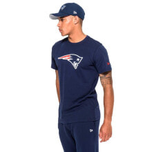 Мужские футболки для болельщиков мужская спортивная футболка синяя с принтом NEW ERA New England Patriots Team Logo Short Sleeve T-Shirt