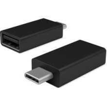 Компьютерные разъемы и переходники Microsoft Surface USB-C/USB Adapter Male USB Type-C Female USB 3.1 Type-A Черный JTY-00002
