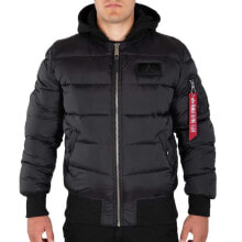 ALPHA INDUSTRIES MA-1 ZH Back Print Puffer FD Jacket