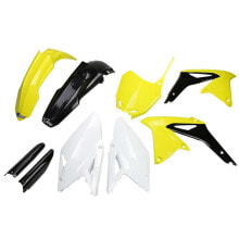 UFO Suzuki RMZ 450 2008-2017 SUKIT414F-999 Fork Protectors & Plastics Kit