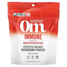 Грибы Om Mushrooms, Certified Organic Mushroom Powder, Mushroom Master Blend, 6.2 oz (176 g)