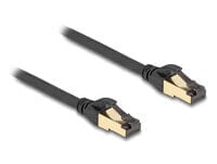 Delock RJ45 Netzwerkkabel Cat.6A Stecker zu S/FTP schwarz 5 m mit Cat.7 Rohkabel - Network - CAT 7 cable/RJ45 plug