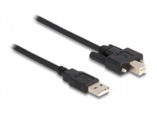 Компьютерные разъемы и переходники kabel USB 2.0 Typ-A Stecker zu Typ-B mit Schrauben 0.5 m - Cable - Digital