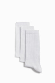 Мужские носки Набор из трех пар носков в рубчик ZARA