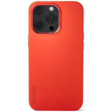 Decoded Silicone Backcover iPhone 13 Pro Max Brick Red