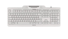 Купить клавиатуры Cherry: Cherry KC 1000 SC - Keyboard - 105 keys QWERTZ - Gray, White