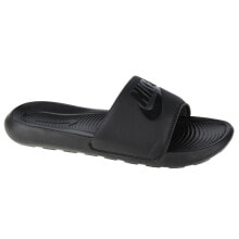 Женские кроссовки мужские шлепанцы черные резиновые для бассейна Nike Victori One Slide M CN9677-004 slides