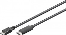 Компьютерные разъемы и переходники Goobay 67993 USB кабель 1 m 2.0 Micro-USB B USB C Черный