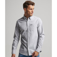 SUPERDRY Cotton Oxford Long Sleeve Shirt