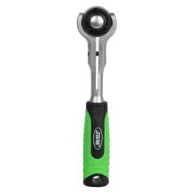 JBM 1/4´´ 145 mm 72-teeth swivel head ratchet with t-handle