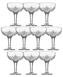 Godinger dublin 10 Piece Coupes Set, 6 oz