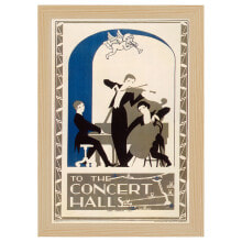 Bilderrahmen Poster 1923 Concert Halls