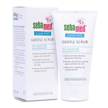 Sebamed Clear Face Gentle Scrub Нежный скраб для очищения жирной кожи 150 мл