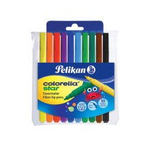 Фломастеры для рисования для детей pelikan Colorella Star C302 фломастер Fine Разноцветный 10 шт 814485