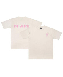 Купить мужские футболки и майки Peace Collective: Men's and Women's Cream Inter Miami CF Essentials T-Shirt