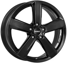 Колесный диск литой Dezent TU black 7.5x18 ET49 - LK5/108 ML65.1