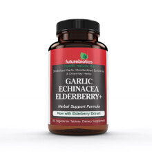Эхинацея futurebiotics Garlic Echinacea Elderberry+ --Эхинацея с чесноком и бузиной  - 120 Вегетарианских таблеток