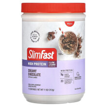 SlimFast, Смузи-заменитель с высоким содержанием белка, ванильный крем, 312 г (11 унций)