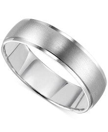 Кольцо Macy's Low Dome Platinum Wedding Band купить онлайн