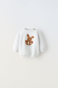 Terry rabbit sweatshirt