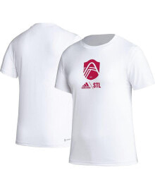 adidas women's White St. Louis City SC AEROREADY Club Icon T-shirt
