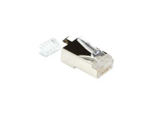 Купить компьютерные кабели и коннекторы Black Box: Black Box CAT6 Modular Plug For 23-AWG Wire - Shielded, RJ45, 100-Pack