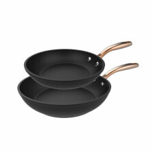 Set of Frying Pans Cecotec Polka Fantasy Aluminium Black Ø 20 cm