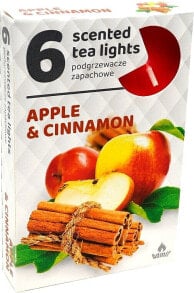 Teekerzen Apfel und Zimt 6 St. - Admit Scented Tea Light Apple & Cinnamon