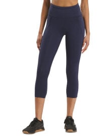 Reebok women's Lux High-Rise Pull-On 3/4 Leggings, A Macy's Exclusive