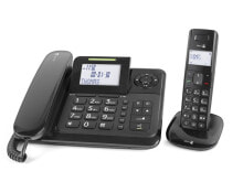 Doro Comfort 4005 Аналоговый/DECT телефон Черный Идентификация абонента (Caller ID) 380115